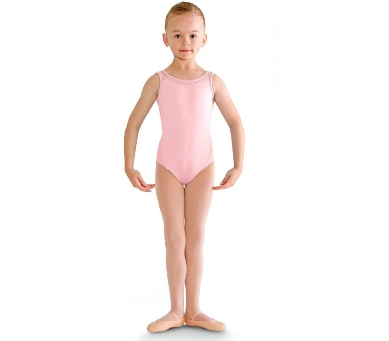 Bloch Karoly, ballet leotard for children - Light pink
