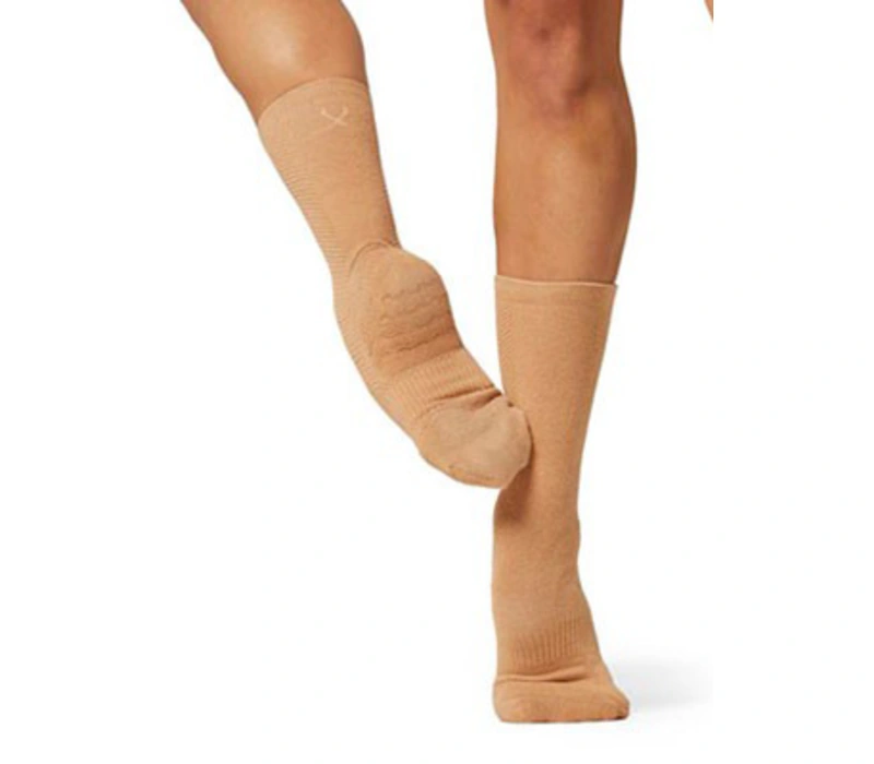 Bloch Blochsox, children dance socks - Nude Bloch