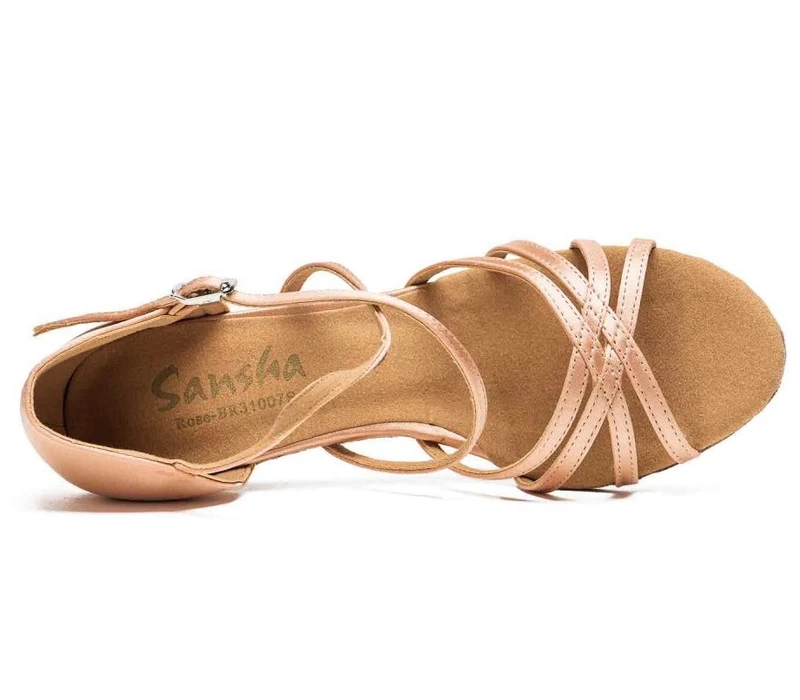 Sansha Rosa, ballroom shoes - Light tan Sansha