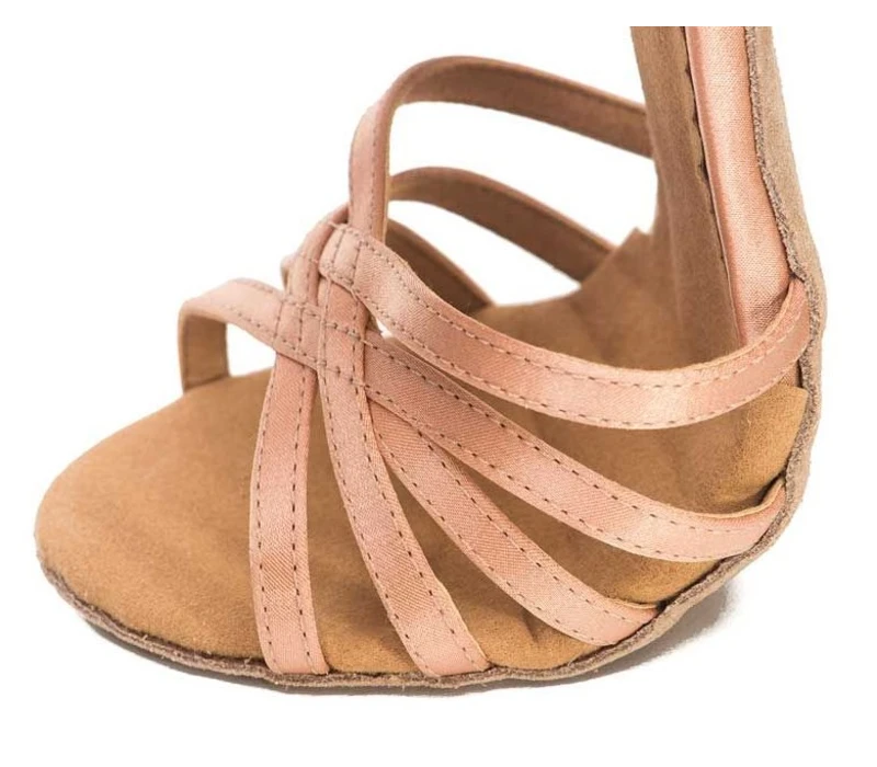 Sansha Alaia, ballroom dance shoes - Dark tan Sansha