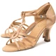 Sansha Juanita, ballroom dance shoes - Gold Sansha