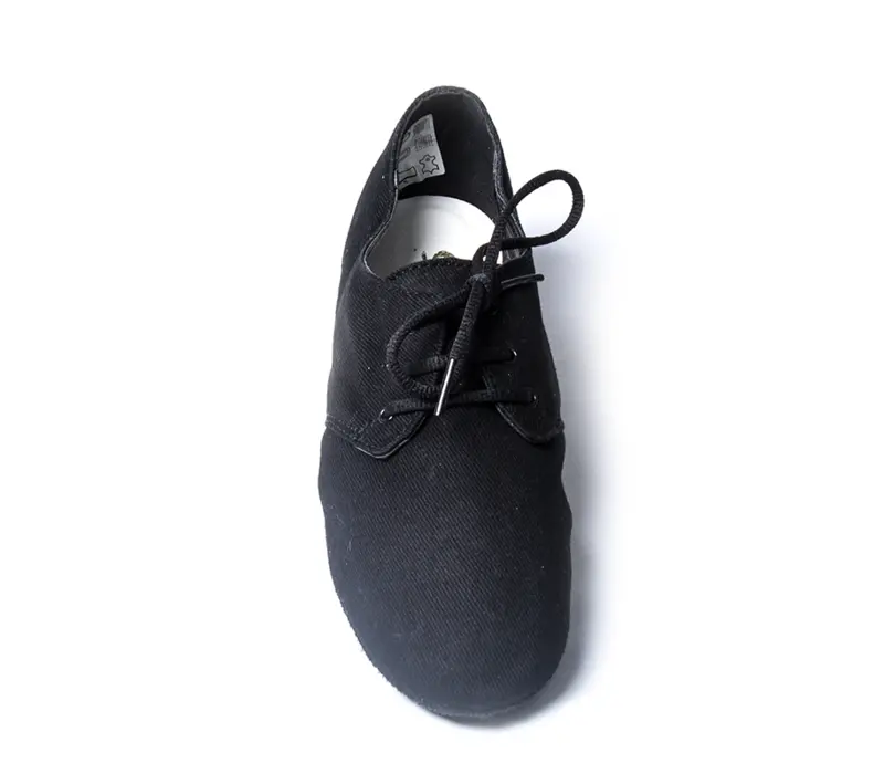 Sansha Cabaret, canvas jazz shoes - Black