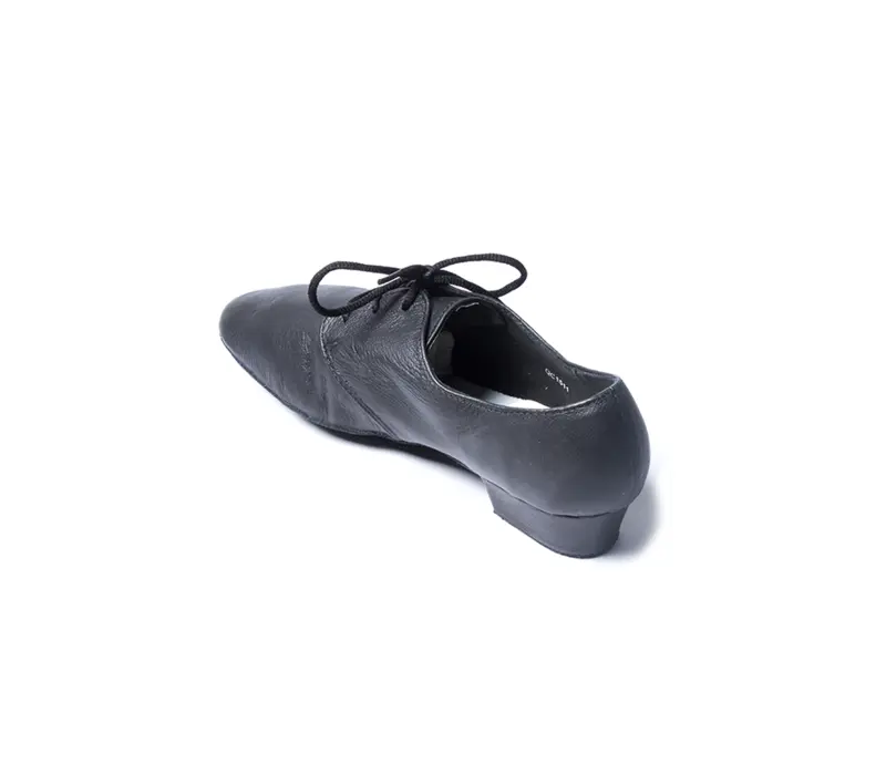 Sansha Cabaret, leather jazz shoes - Black