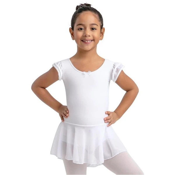 Capezio Puff sleeve dress, leotard with skirt