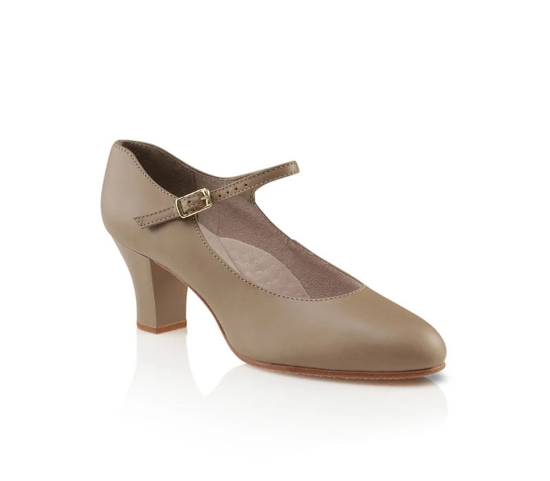 Capezio Student Footlight 2", character shoes - Tan Capezio