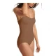 Capezio leotard with clear transition straps