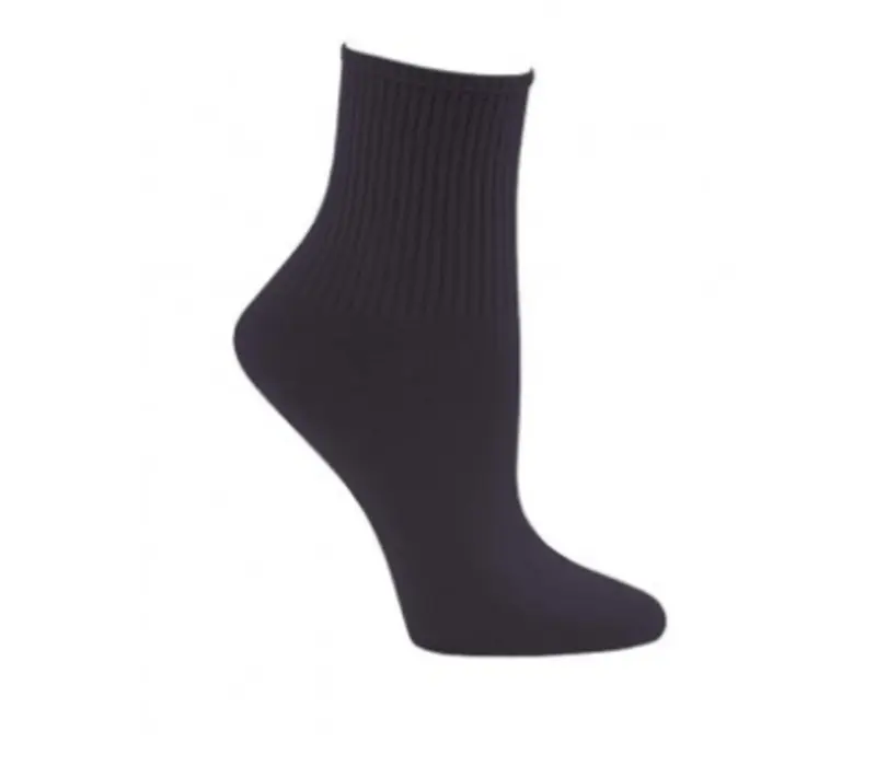 Capezio Ribbed sock, Kid’s Socks - Black