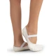 Capezio Luna, kid's leather ballet slippers - White