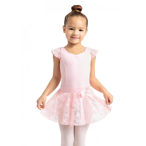 Capezio, lace skirt with elastic waistband