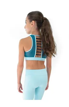 Capezio Colourblock High Neck Bra Top, sporty bra