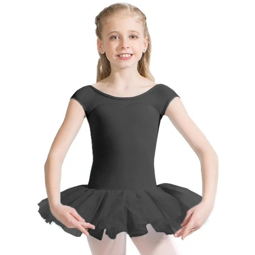 Capezio Keyhole Back Tutu Dress, a leotard with a tutu skirt for children