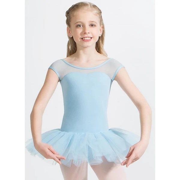 Capezio Keyhole Back Tutu Dress, a leotard with a tutu skirt for children