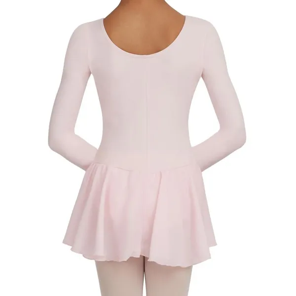 Capezio leotard with long sleeve and skirt