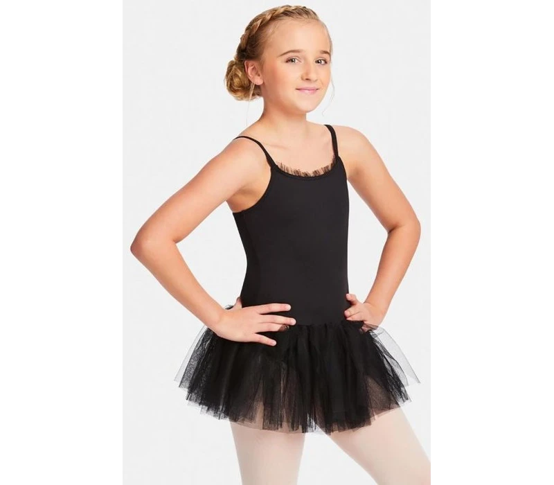 Capezio Parfait, tutu leotard with skirt for children  - Black