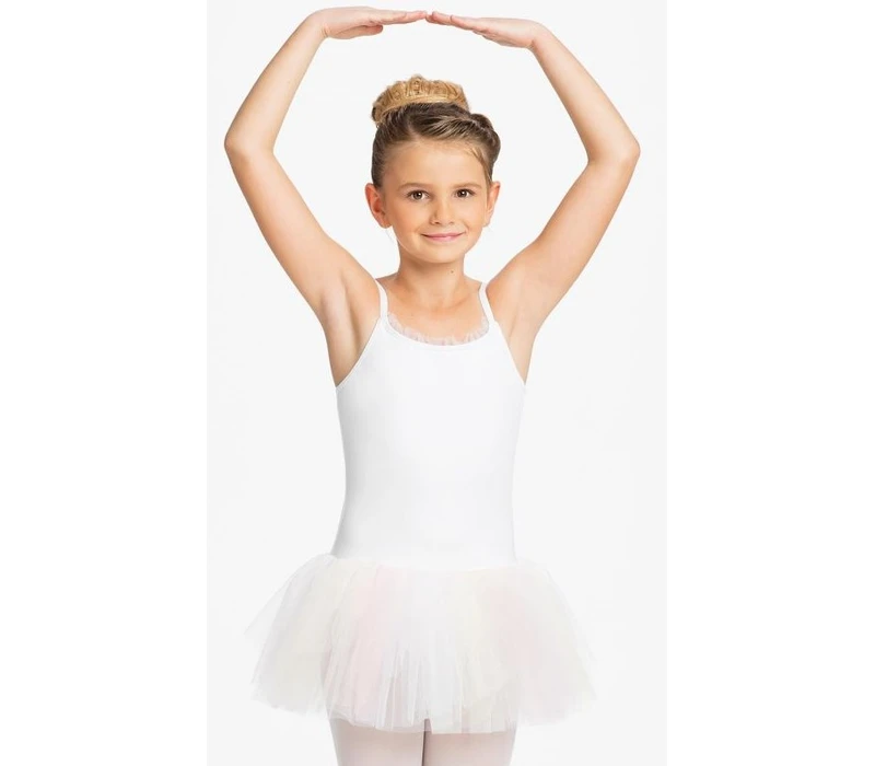 Capezio Parfait, tutu leotard with skirt for children  - White