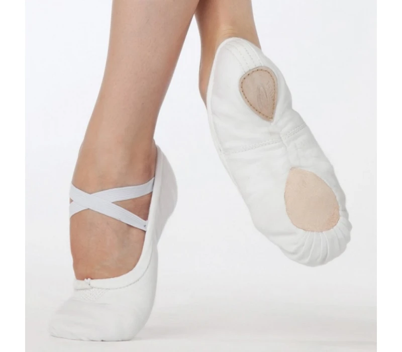 Capezio Pro Canvas Ballet shoes  - White
