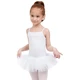 Capezio Ruffle Yoke Tutu Leotard for children - White