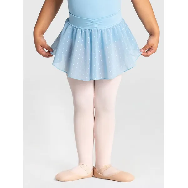 Capezio Swiss dot cinch, dotted skirt 