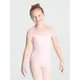 Capezio swiss dot keyhole back, leotard for kids