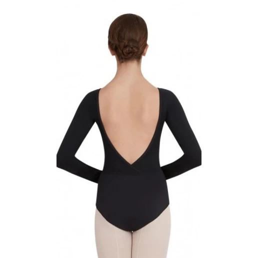 Capezio V neck long sleeve leotard