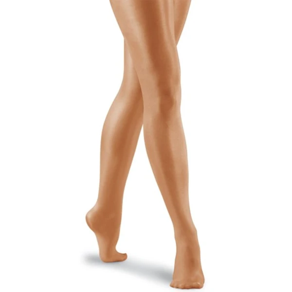 Capezio Footless Ultra Shimmery Tights in Toast 1880