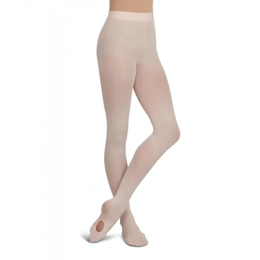 Capezio ultra soft self knit waistband, convertible pantyhose