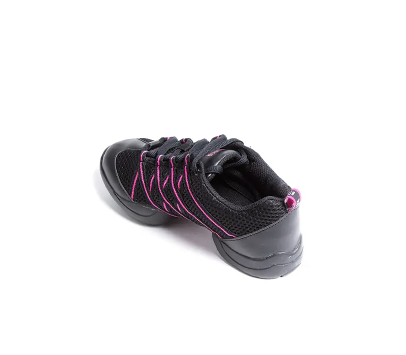 Bloch Criss Cross sneakers for children - Black/Pink