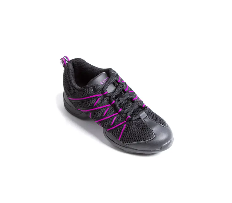 Bloch Criss Cross sneakers for children - Black/Purple
