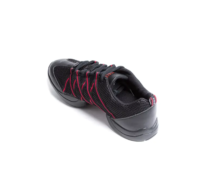 Bloch Criss Cross sneakers for children - Black/Red