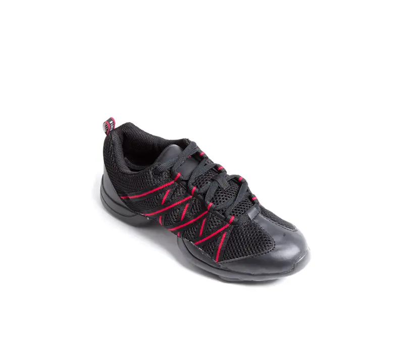 Bloch Criss Cross sneakers for children - Black/Red