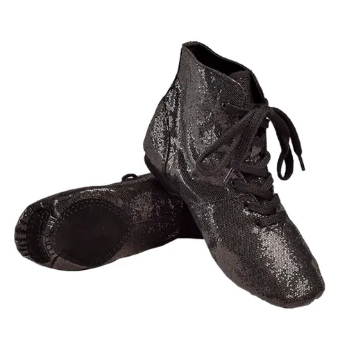 Dansez Vous Shinny, glittery jazz shoes