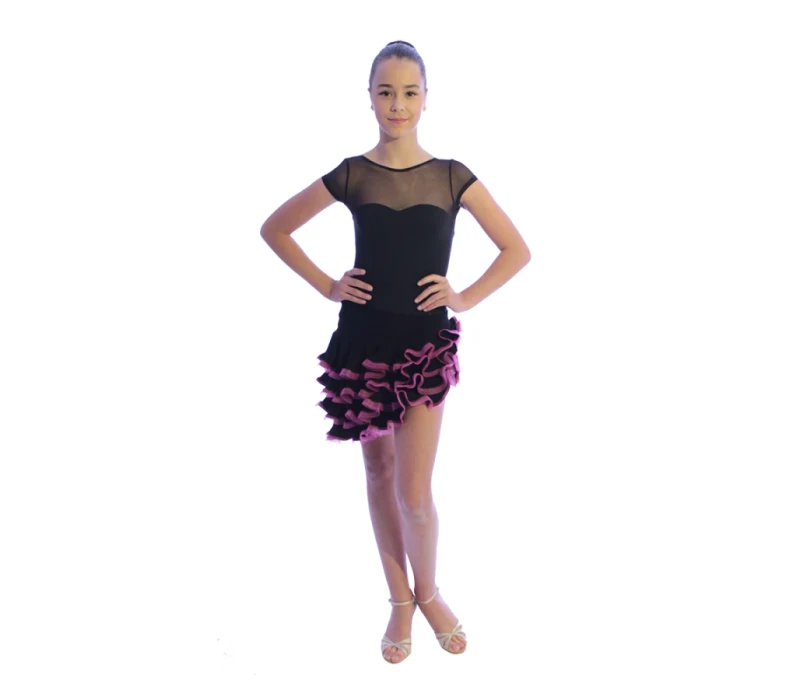 Latino skirt Pro for girls - Pink Latino skirt Pro for girls - Pink