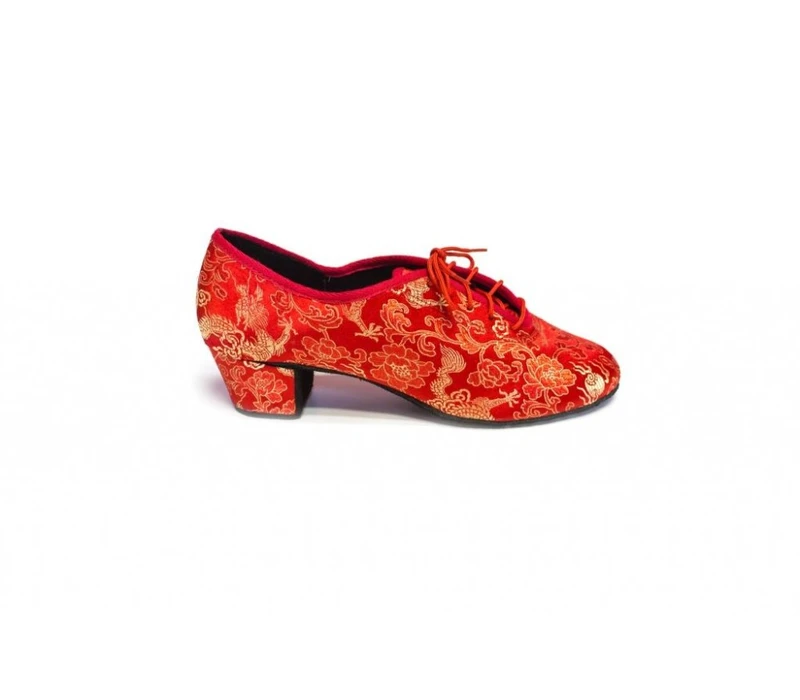 Rummos R377, training ballroom dance shoes - Red