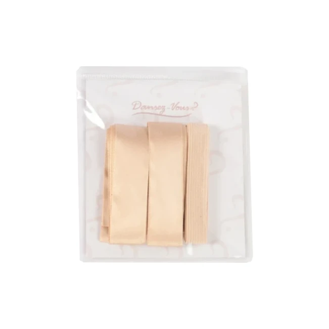 Dansez Vous, a set of satin ribbons and rubber bands Dansez Vous, a set of satin ribbons and rubber bands