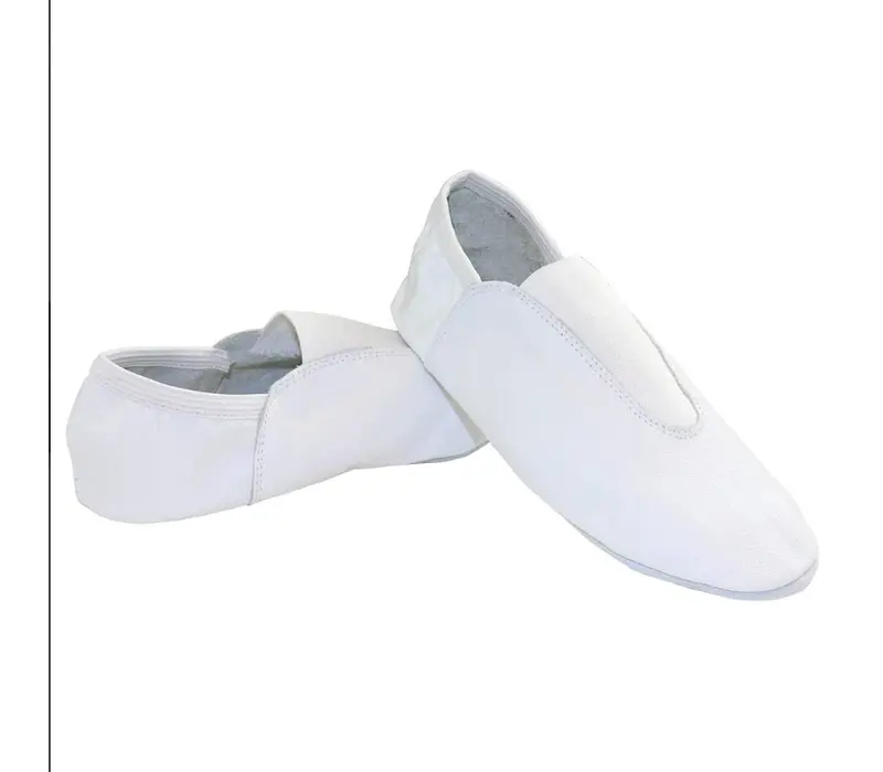 Women's leather gym shoes - White