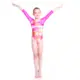 Capezio Gymnastics Arch Back, gymnastics leotard for girls - Capezio Laser lights pink 