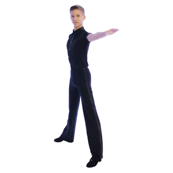 Ballroom pants for men standard Basic