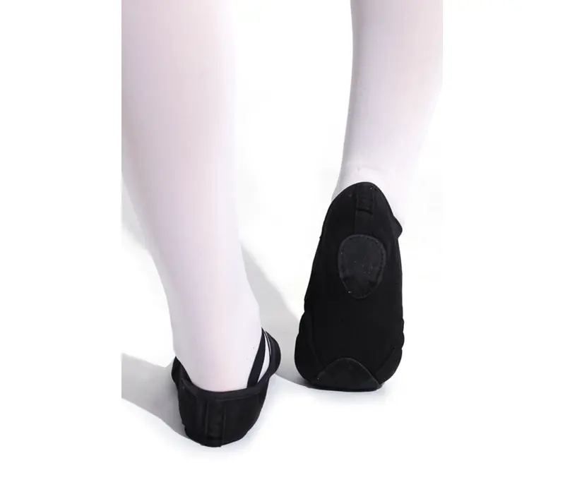 Dansez Vous Vanie L, elastic ballet slippers for men - Black