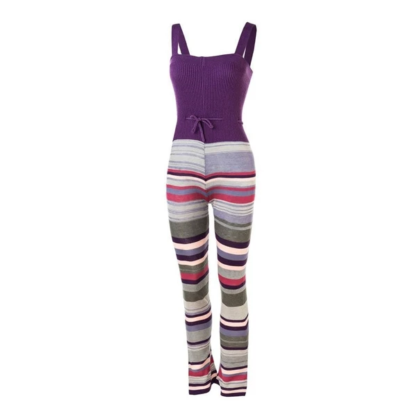 Sansha Finlay, multi-coloured knit unitard