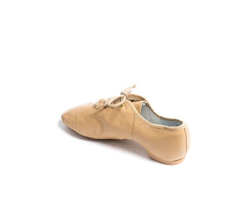 Dansez Vous Leo, leather jazz shoes for children - Tan Dansez Vous