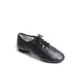 Dansez Vous Leo, leather jazz shoes for children - Black