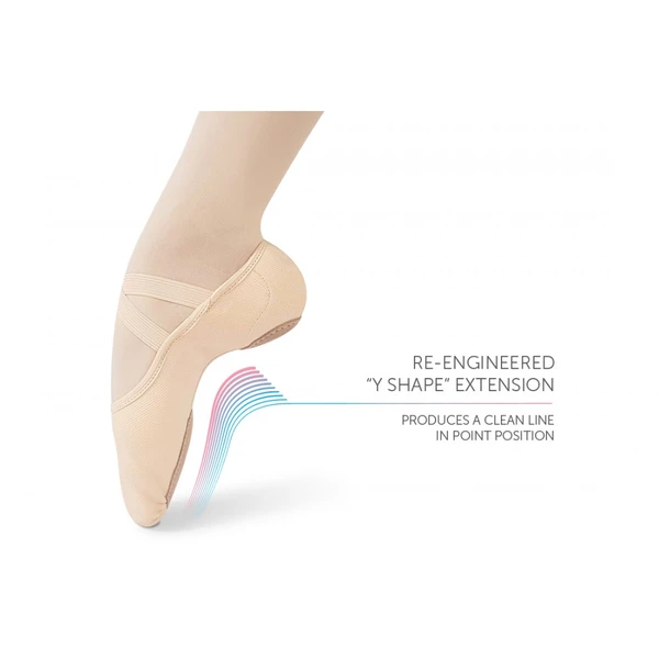 Intrinsic Profile 2.0, ballet slippers for flat feet, children