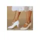 Megan, wedding shoes