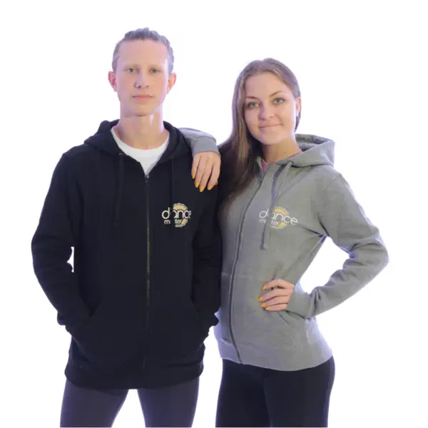 DanceMaster training hoodie, zip hoodie