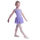 Mirella M1538C Flower Burst, children's leotard with a tutu skirt