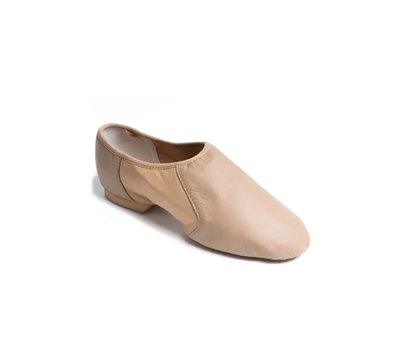 Bloch neo-flex slip on, jazz shoes - Tan