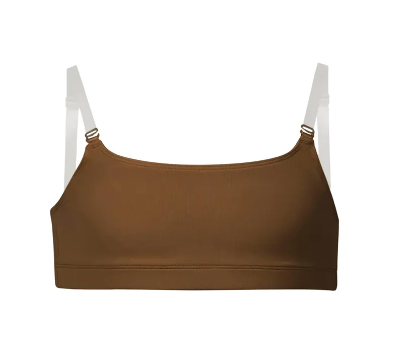 Bloch Leia, Girl's Bra - Cocoa Bloch