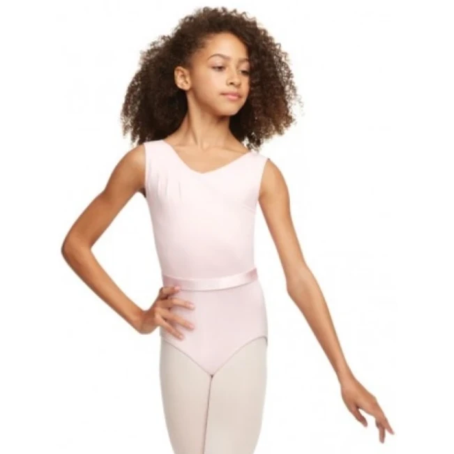Capezio Princess Perfect, ballet leotard with ribbon Capezio Princess Perfect, ballet leotard with ribbon
