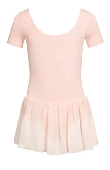 Rumpf R3040 leotard with short sleeves and a skirt