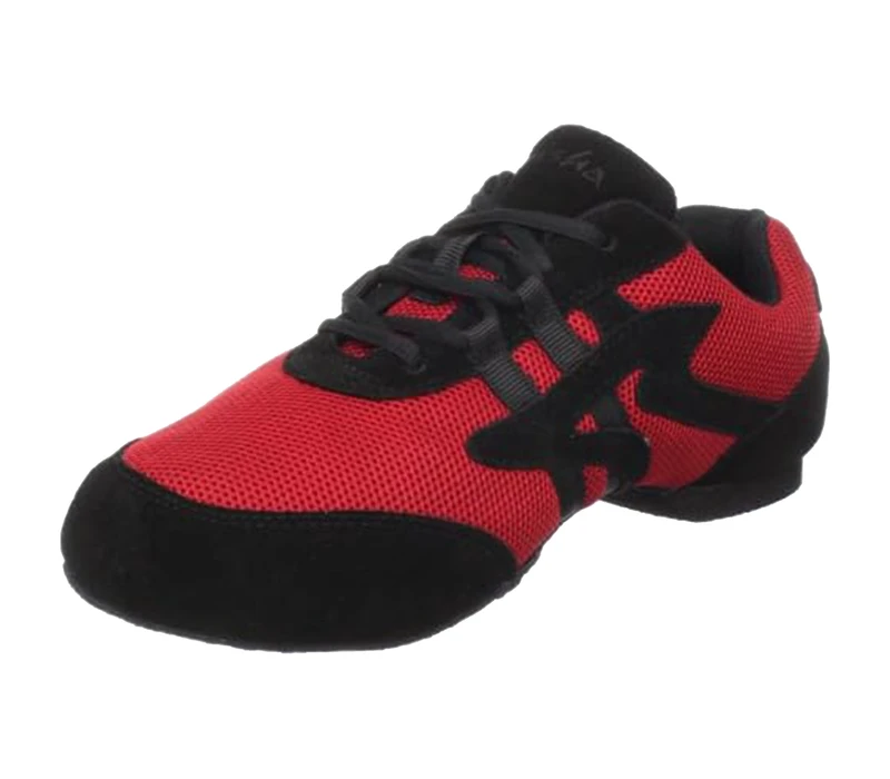 Sansha Salsette-1 V931M, jazz shoes - Black/red Sansha